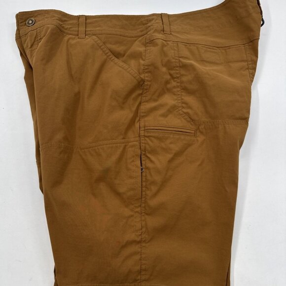 Kuhl Hiking Shorts Mens 40 Brown Outdoor Cargo Zip Pockets Stretch Nylon 108846 - Picture 7 of 12
